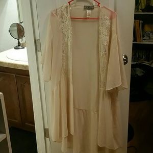Cream colored kimono